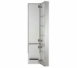 Croydex Nile Stainless Steel Tall Cabinet With Mirrored Doors -UK Bathroom Products Sales 2024 M700 2022 8 25 7 20 55 572