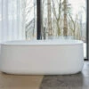 Duravit Zencha 1600 X 850mm Air System Whirlpool Bath With 1 Backrest Slope