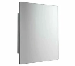 Croydex Dart Stainless Steel Square Door Mirror Cabinet
