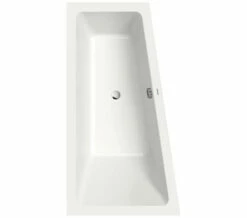 Duravit No.1 1500 X 800mm Trapezoidal Corner Bath With Backrest Slope