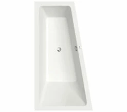 Duravit No.1 1600 X 850mm Trapezoidal Corner Bath With Backrest Slope