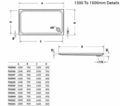 Duravit D-Code Acrylic Rectangular Shower Tray -UK Bathroom Products Sales 2024 M700 2022 9 20 16 14 24 392