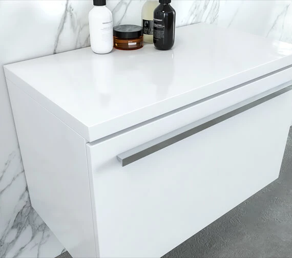 IMEX Echo White Gloss Finish Worktop 1 IMEX Echo White Gloss Finish Worktop
