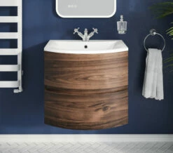 Crosswater Svelte Wall Mounted Two Drawer Unit