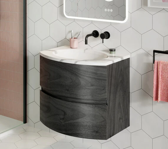 Crosswater Svelte Wall Mounted Two Drawer Unit 8 Crosswater Svelte Wall Mounted Two Drawer Unit - Image 8