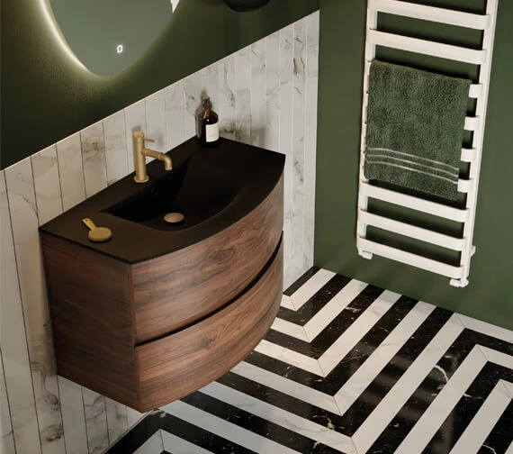 Crosswater Svelte Wall Mounted Two Drawer Unit 10 Crosswater Svelte Wall Mounted Two Drawer Unit - Image 10