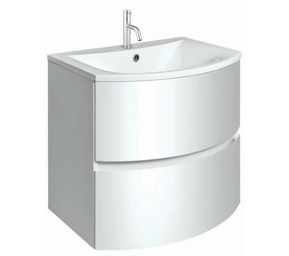 Crosswater Svelte Wall Mounted Two Drawer Unit 2 Crosswater Svelte Wall Mounted Two Drawer Unit - Image 2