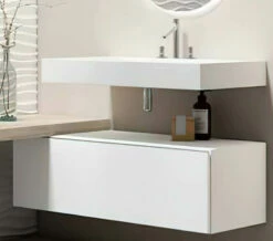 Aqua Edition Elements 2 In 1 Wall Hung Vanity Drawer