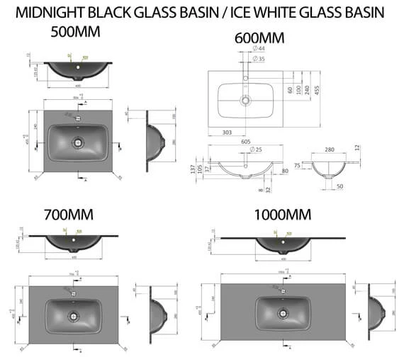 Crosswater Glide II Wall Hung Double Drawer Bathroom Unit 5 Crosswater Glide II Wall Hung Double Drawer Bathroom Unit - Image 5