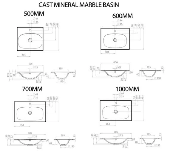 Crosswater Glide II Wall Hung Double Drawer Bathroom Unit 6 Crosswater Glide II Wall Hung Double Drawer Bathroom Unit - Image 6