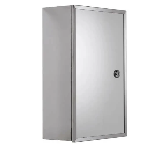 Croydex Trent Stainless Steel Lockable Medicine Cabinet 3 Croydex Trent Stainless Steel Lockable Medicine Cabinet - Image 3