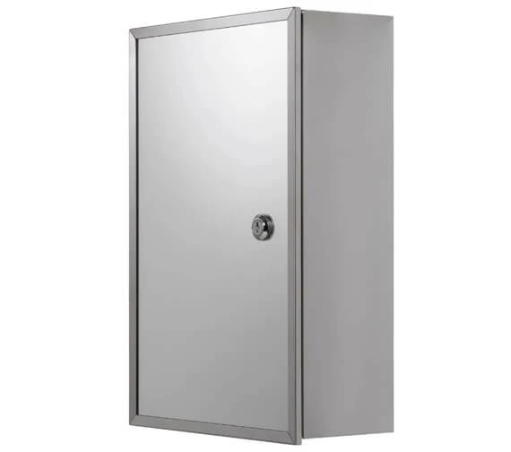 Croydex Trent Stainless Steel Lockable Medicine Cabinet 7 Croydex Trent Stainless Steel Lockable Medicine Cabinet - Image 7
