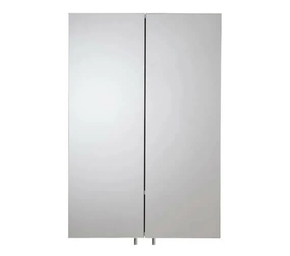 Croydex Colorado Stainless Steel Double Door Large Mirror Cabinet 2 Croydex Colorado Stainless Steel Double Door Large Mirror Cabinet - Image 2