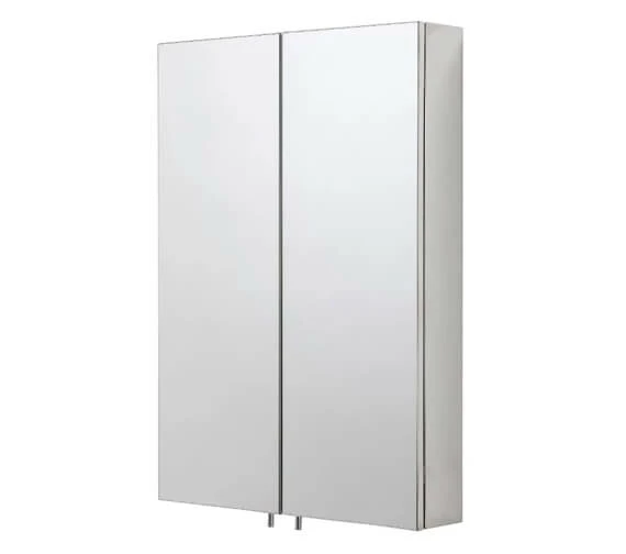 Croydex Colorado Stainless Steel Double Door Large Mirror Cabinet 8 Croydex Colorado Stainless Steel Double Door Large Mirror Cabinet - Image 8