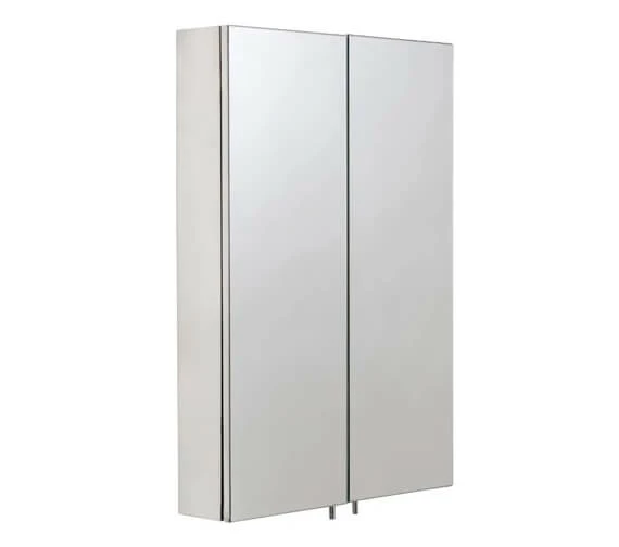 Croydex Colorado Stainless Steel Double Door Large Mirror Cabinet 4 Croydex Colorado Stainless Steel Double Door Large Mirror Cabinet - Image 4