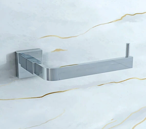 Crosswater Zeya Toilet Roll Holder Chrome - ZE029C+ 1 Crosswater Zeya Toilet Roll Holder Chrome - ZE029C+
