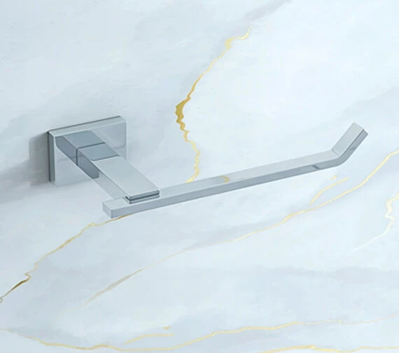 Vado Wall Mounted Chrome Toilet Paper Holder 6 Vado Wall Mounted Chrome Toilet Paper Holder - Image 6