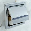Flova Gloria Diamond Chrome Concealed Toilet Roll Holder
