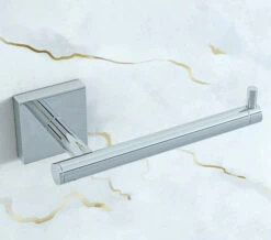 Croydex Chester Flexi-Fix Chrome Toilet Paper Holder