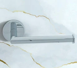 Croydex Epsom Flexi-Fix Chrome Toilet Roll Holder