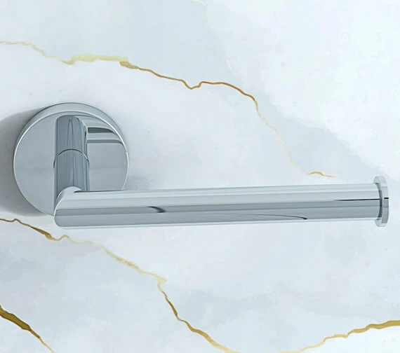 Croydex Epsom Flexi-Fix Chrome Toilet Roll Holder 1 Croydex Epsom Flexi-Fix Chrome Toilet Roll Holder