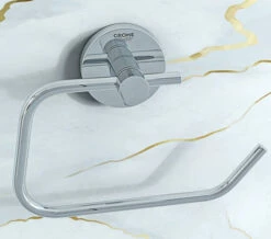 Grohe Essentials Chrome Toilet Roll Holder