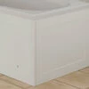 Croydex Unfold N Fit Bath End Panel Gloss White
