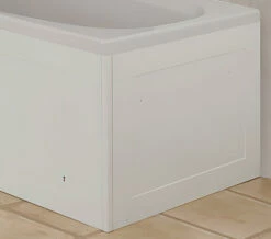 Croydex Unfold N Fit Bath End Panel Gloss White