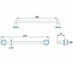 Croydex Westminster Single Towel Rail -UK Bathroom Products Sales 2024 M700 2022 9 5 11 59 0 261