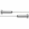 Croydex Wireline Non-Hinged Chrome Shower Curtain Rail