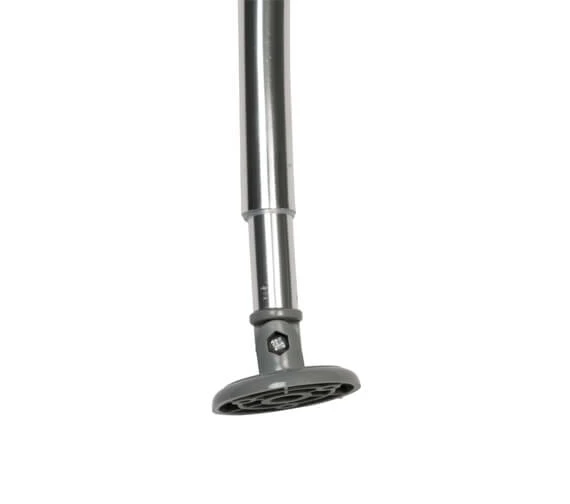 Croydex Luxury Curved Chrome Shower Curtain Rail Rod 5 Croydex Luxury Curved Chrome Shower Curtain Rail Rod - Image 5