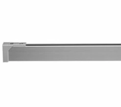 Croydex Professional Profile 400 Standard L Shaped Silver Shower Rail