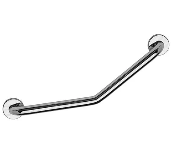 Croydex 600mm Stainless Steel Angled Grab Bar 3 Croydex 600mm Stainless Steel Angled Grab Bar - Image 3