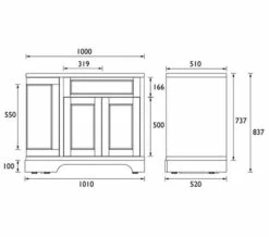 Heritage Wilton 1000mm Floor Standing 3 Doors Curved Corner Vanity Unit 7 Heritage Wilton 1000mm Floor Standing 3 Doors Curved Corner Vanity Unit -UK Bathroom Products Sales 2024 M700 2023 1 11 15 57 34 369