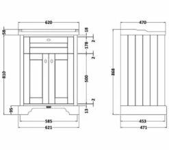 Hudson Reed Old London 2 Door Floor Standing Vanity Unit And Basin -UK Bathroom Products Sales 2024 M700 2023 1 14 7 7 35 374