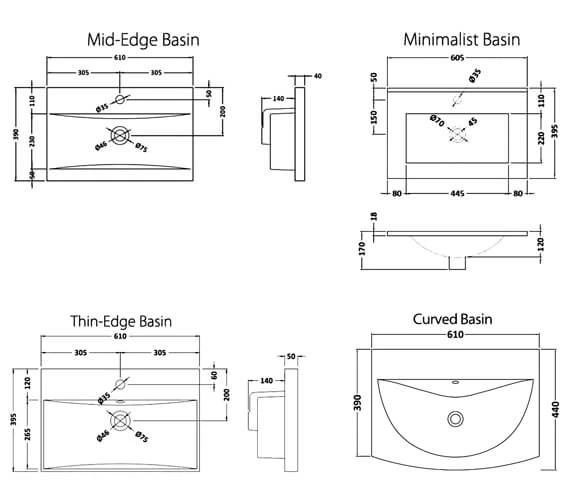 Nuie Athena Floor Standing 2 Door Cabinet With Worktop Or Basin 6 Nuie Athena Floor Standing 2 Door Cabinet With Worktop Or Basin - Image 6