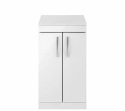 Nuie Athena Floor Standing 2 Door Cabinet With Worktop Or Basin
