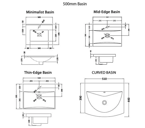 Nuie Athena 2 Drawer Wall Hung Cabinet 5 Nuie Athena 2 Drawer Wall Hung Cabinet - Image 5