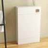 Nuie Eden 500mm Gloss White Back-To-Wall WC Furniture Unit