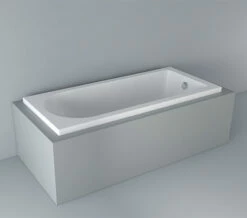 IMEX Wave 1800 X 800mm White Double Ended Bath -UK Bathroom Products Sales 2024 M700 2023 2 7 13 27 56 182