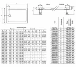 Mira Flight Low White Rectangle Shower Tray 7 Mira Flight Low White Rectangle Shower Tray -UK Bathroom Products Sales 2024 M700 2023 3 22 11 55 14 341