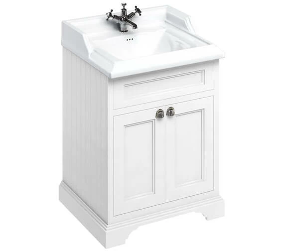 Burlington 650mm Freestanding Two Door Vanity Unit 2 Burlington 650mm Freestanding Two Door Vanity Unit - Image 2