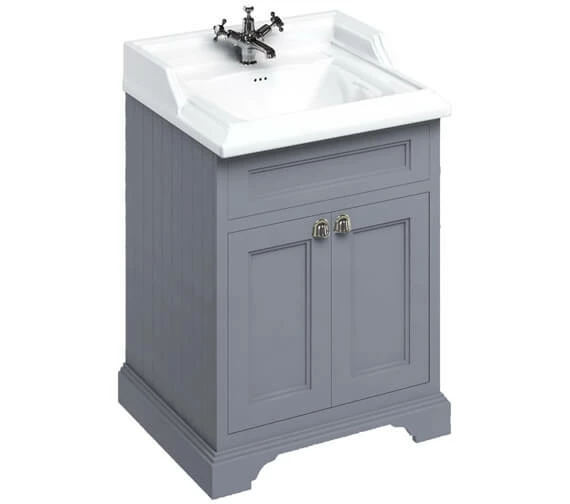 Burlington 650mm Freestanding Two Door Vanity Unit 6 Burlington 650mm Freestanding Two Door Vanity Unit - Image 6