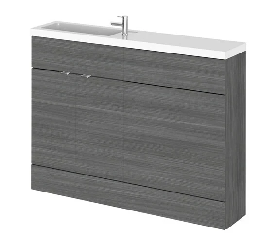 Hudson Reed Fusion 1200mm Compact Furniture Pack - Vanity And WC Unit With Basin 6 Hudson Reed Fusion 1200mm Compact Furniture Pack - Vanity And WC Unit With Basin - Image 6