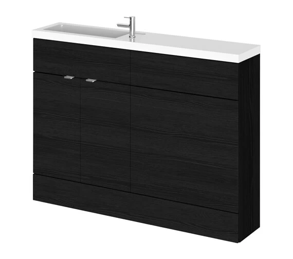 Hudson Reed Fusion 1200mm Compact Furniture Pack - Vanity And WC Unit With Basin 7 Hudson Reed Fusion 1200mm Compact Furniture Pack - Vanity And WC Unit With Basin - Image 7