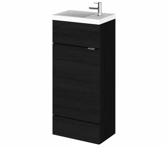 Hudson Reed Fusion 400mm Floor-Standing Slimline Vanity Unit And Basin 6 Hudson Reed Fusion 400mm Floor-Standing Slimline Vanity Unit And Basin - Image 6