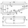 Carron Quantum Space Saver 5mm Acrylic Bath 1700 X 750mm Left Hand