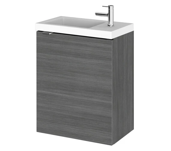 Hudson Reed Fusion 400mm Wall Hung Compact Vanity Unit And Basin 7 Hudson Reed Fusion 400mm Wall Hung Compact Vanity Unit And Basin - Image 7