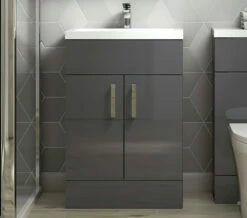 Hudson Reed Fusion Full Depth Floor-Standing Vanity Unit And Basin