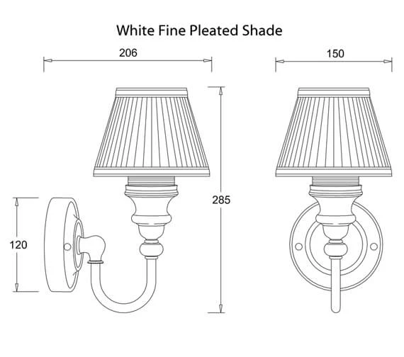 Burlington Ornate Light With Chrome Base 2 Burlington Ornate Light With Chrome Base - Image 2